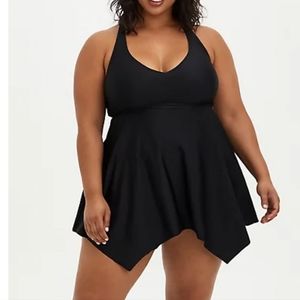 Torrid hanky hem swim dress